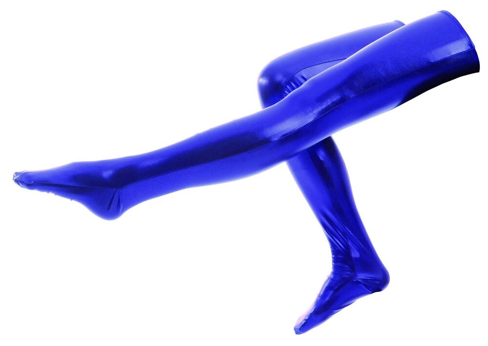 7425 and Wet Look Thigh Party Tights Stockings Shiny Metallic Skintight